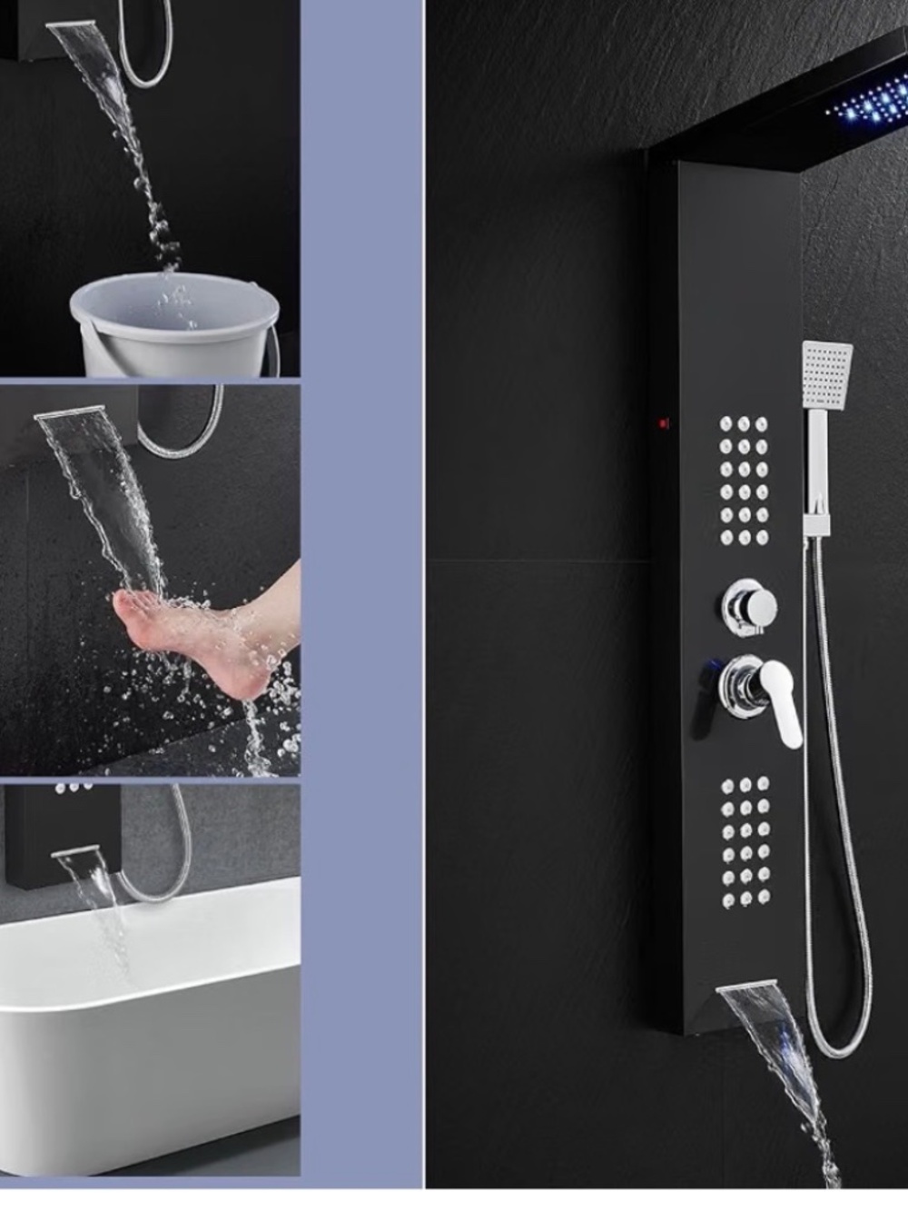 Full body shower head
